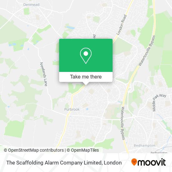 The Scaffolding Alarm Company Limited map
