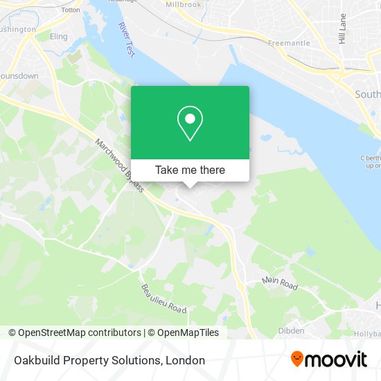 Oakbuild Property Solutions map