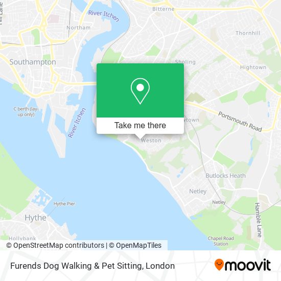 Furends Dog Walking & Pet Sitting map