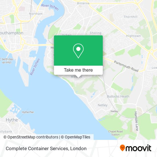 Complete Container Services map