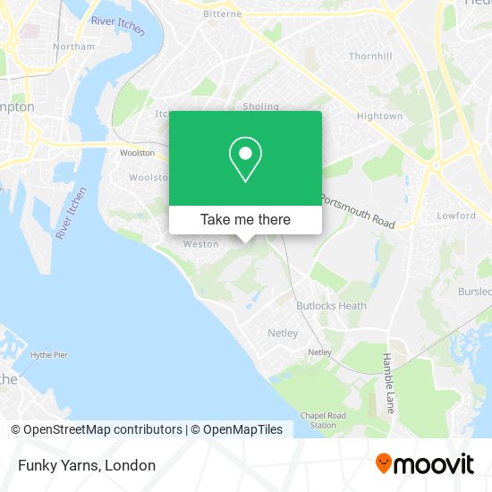 Funky Yarns map