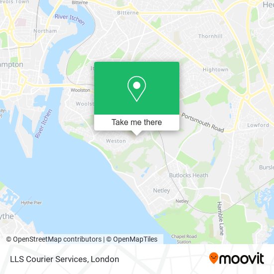 LLS Courier Services map