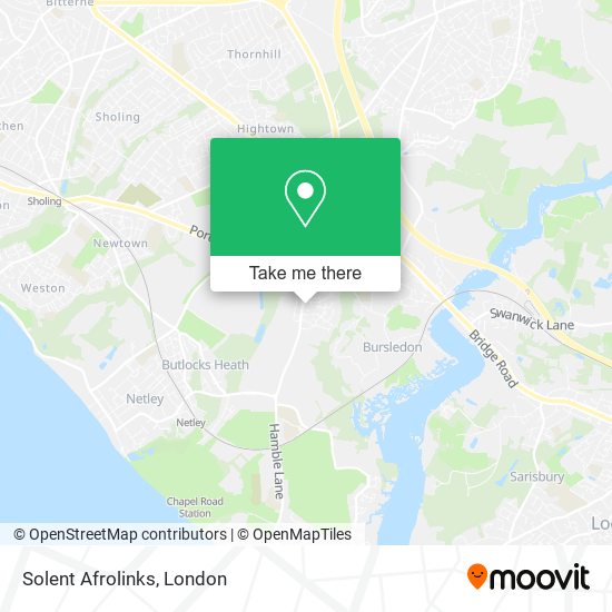 Solent Afrolinks map