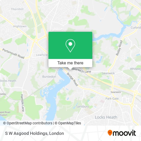 S W Asgood Holdings map
