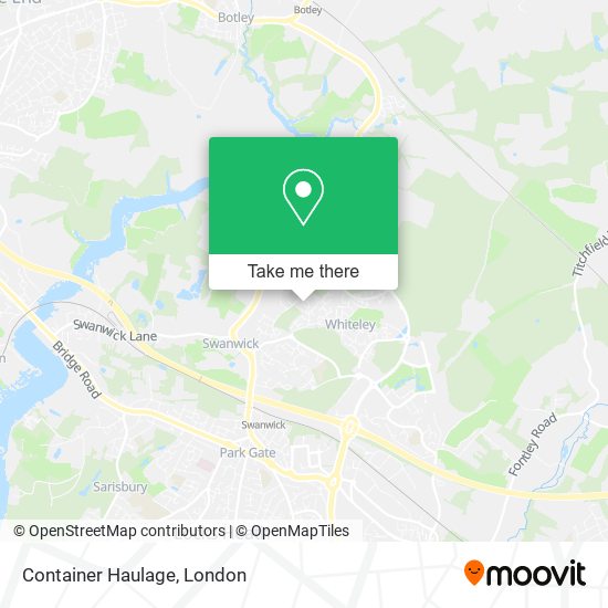 Container Haulage map