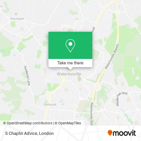 S Chaplin Advice map