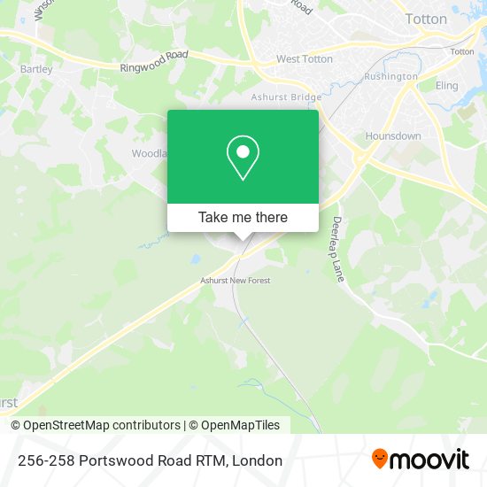 256-258 Portswood Road RTM map