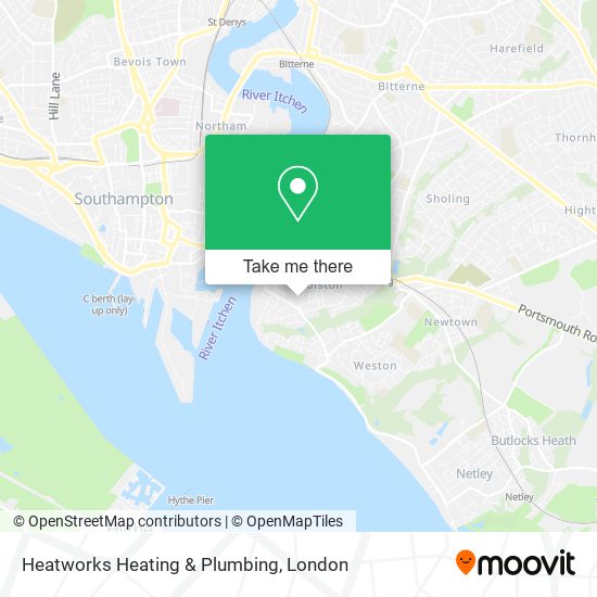 Heatworks Heating & Plumbing map