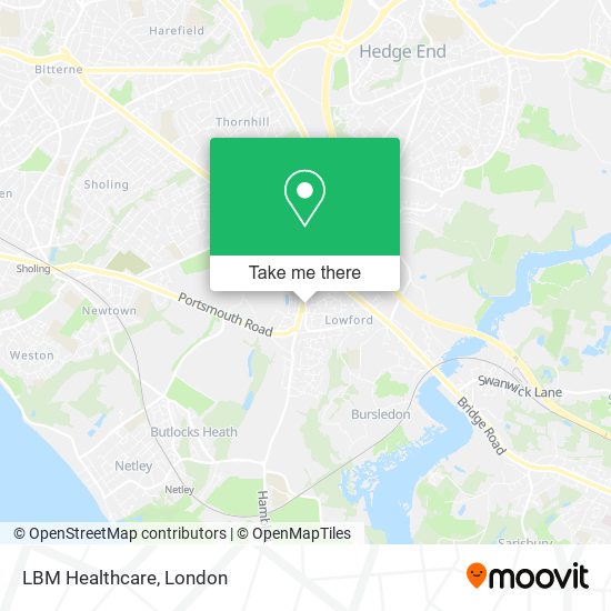 LBM Healthcare map