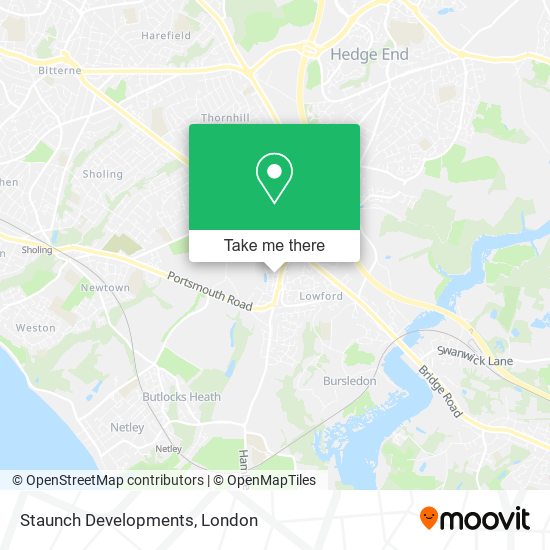 Staunch Developments map