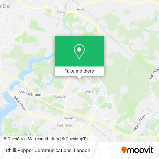Chilli Pepper Communications map