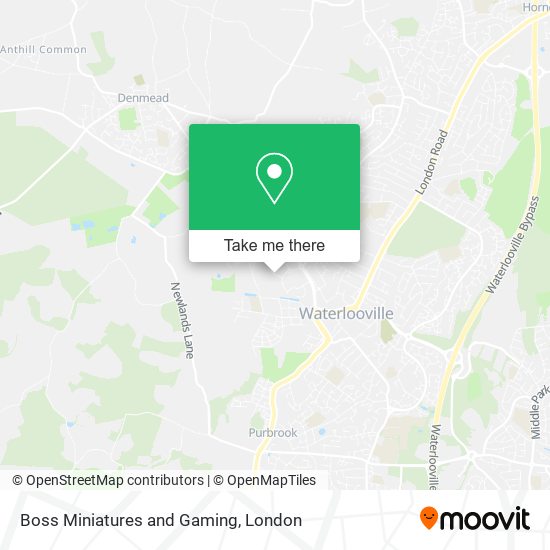 Boss Miniatures and Gaming map