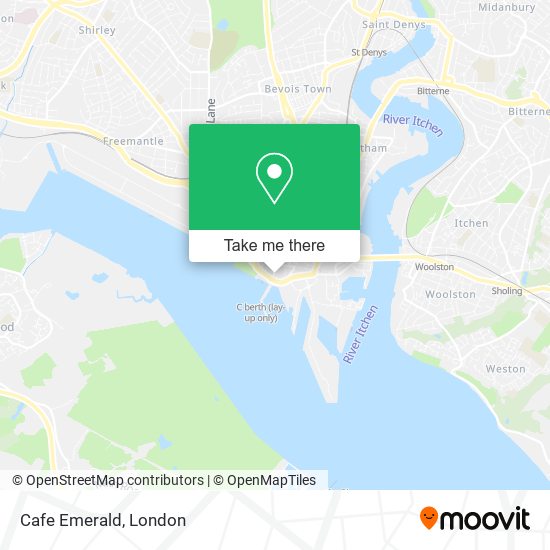 Cafe Emerald map