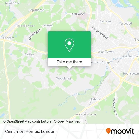 Cinnamon Homes map