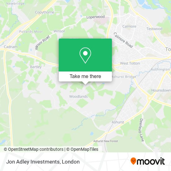 Jon Adley Investments map