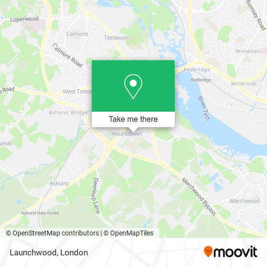 Launchwood map