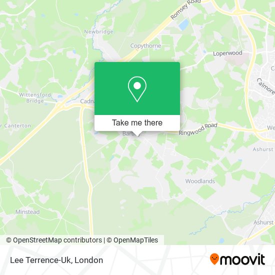Lee Terrence-Uk map