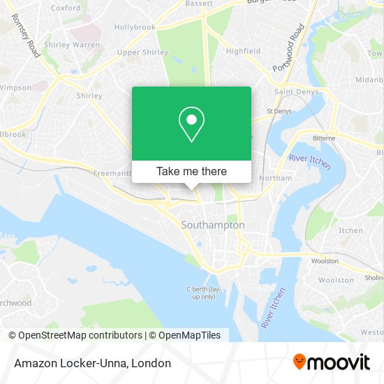 Amazon Locker-Unna map