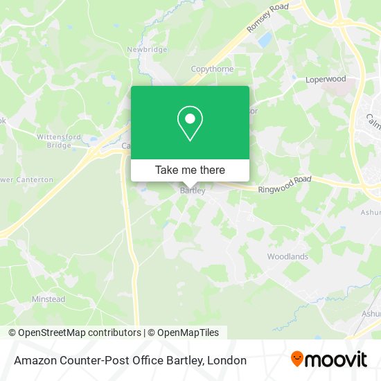 Amazon Counter-Post Office Bartley map