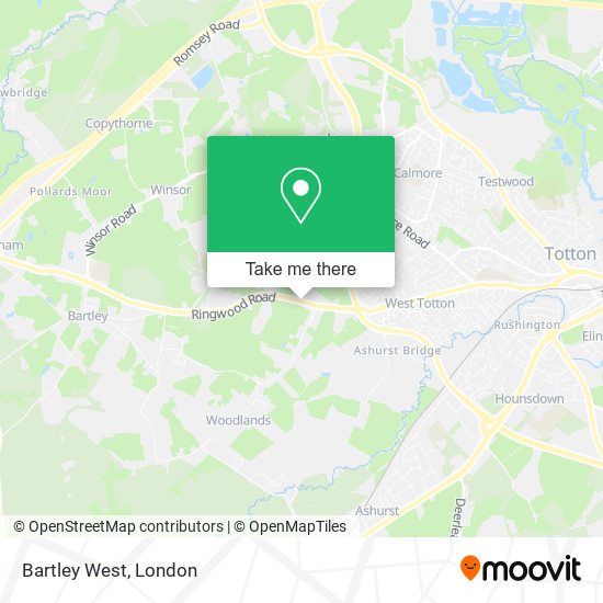 Bartley West map