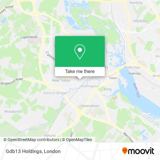 Gdb13 Holdings map
