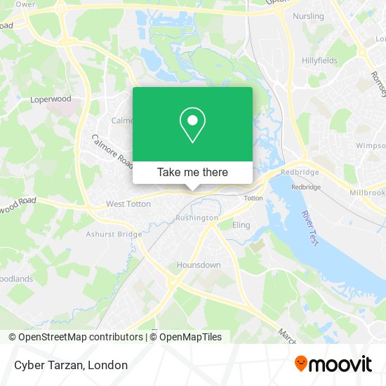 Cyber Tarzan map
