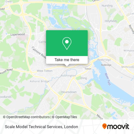 Scale Model Technical Services map