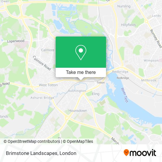Brimstone Landscapes map