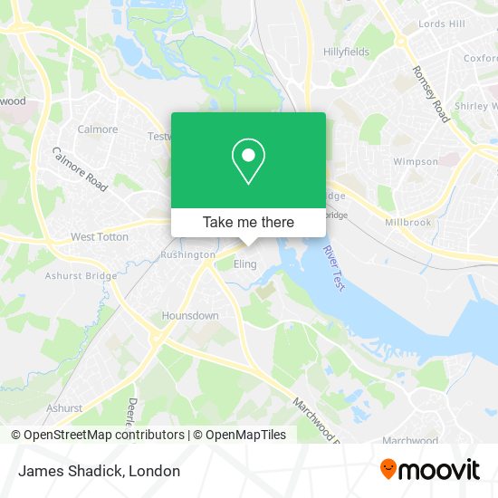 James Shadick map