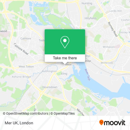 Mer UK map