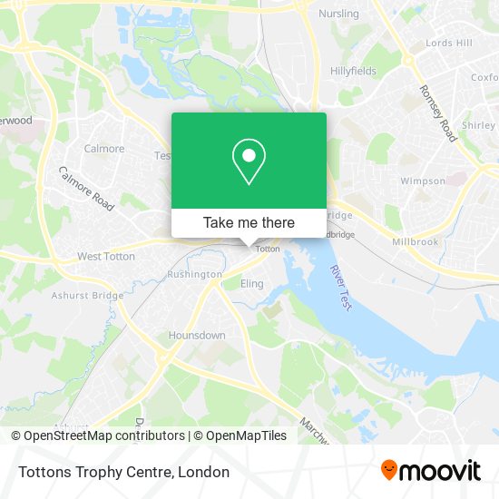 Tottons Trophy Centre map
