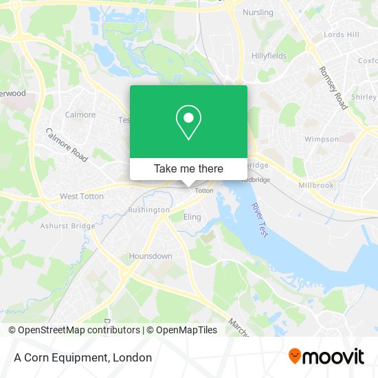 A Corn Equipment map