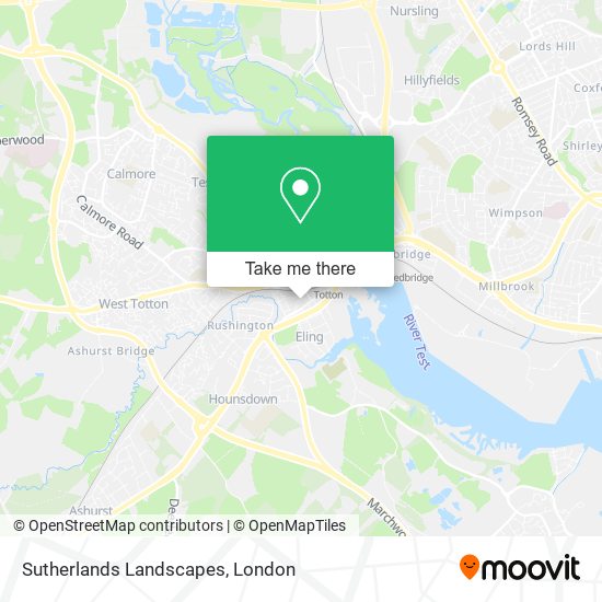 Sutherlands Landscapes map