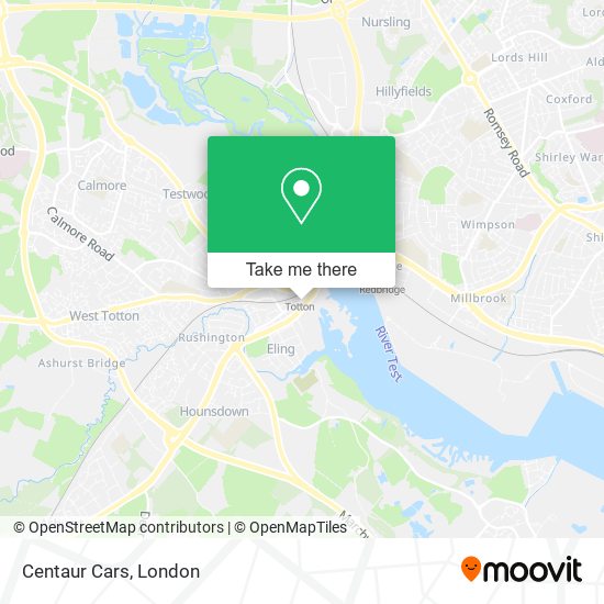 Centaur Cars map