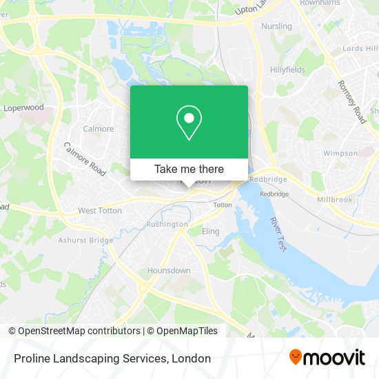 Proline Landscaping Services map
