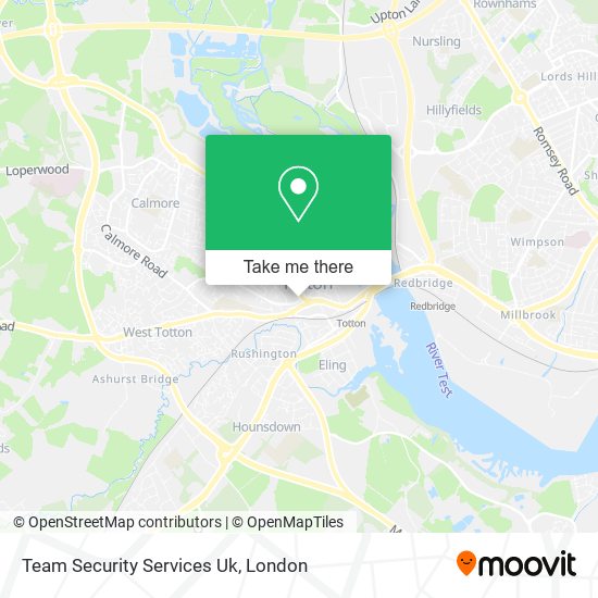 Team Security Services Uk map