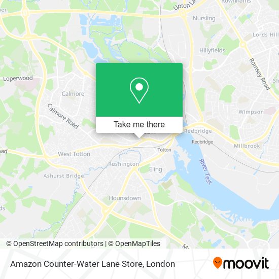 Amazon Counter-Water Lane Store map