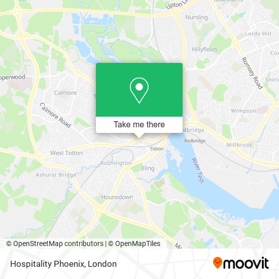 Hospitality Phoenix map