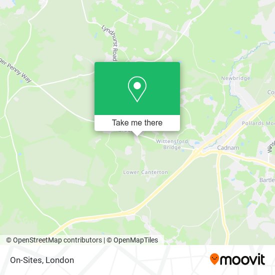 On-Sites map