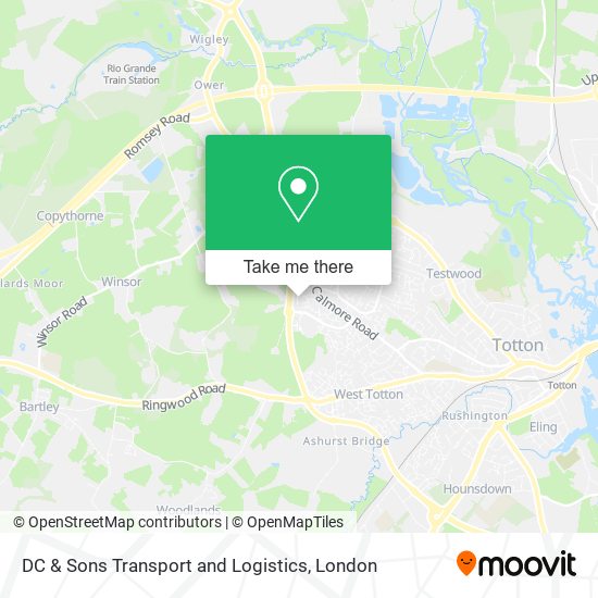DC & Sons Transport and Logistics map