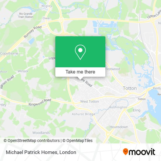 Michael Patrick Homes map