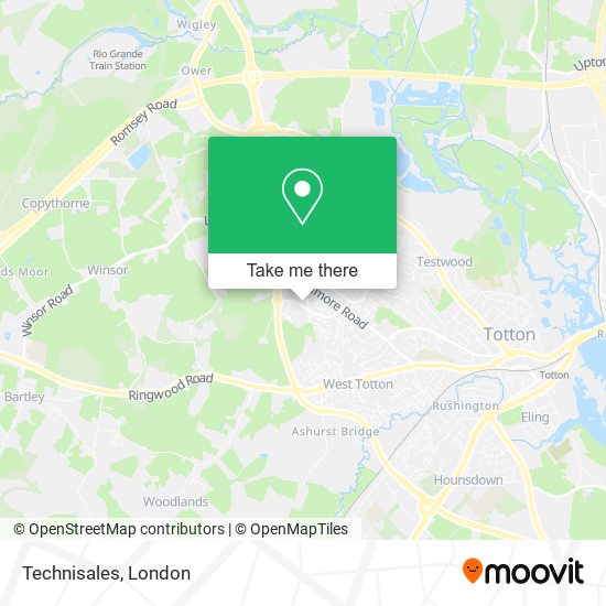 Technisales map