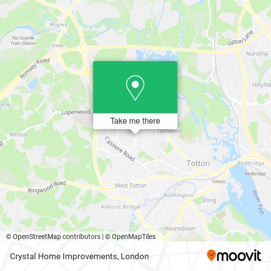 Crystal Home Improvements map
