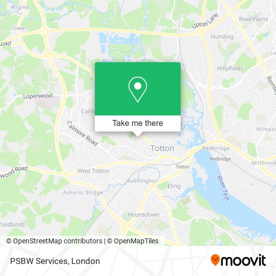 PSBW Services map