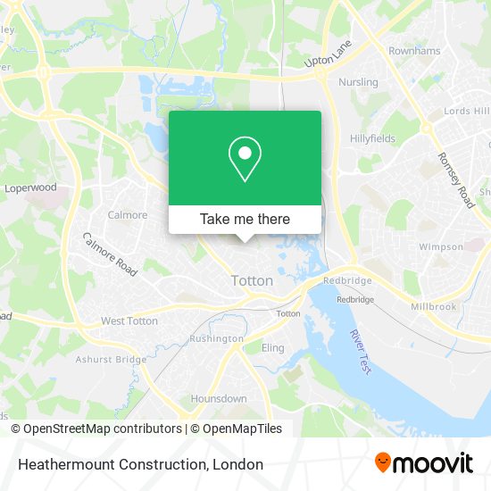 Heathermount Construction map