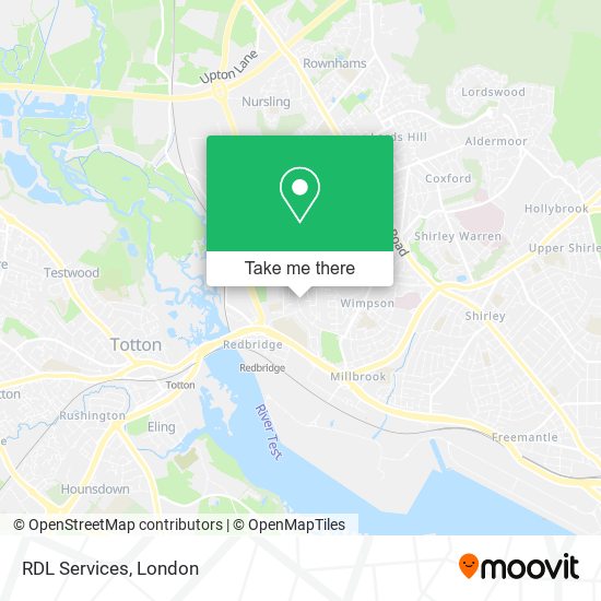 RDL Services map