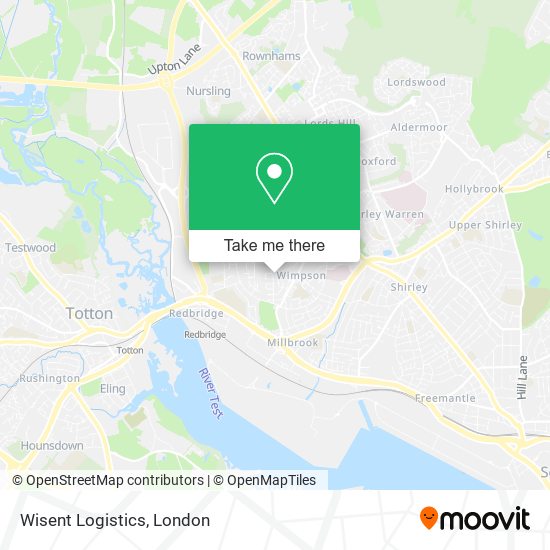 Wisent Logistics map