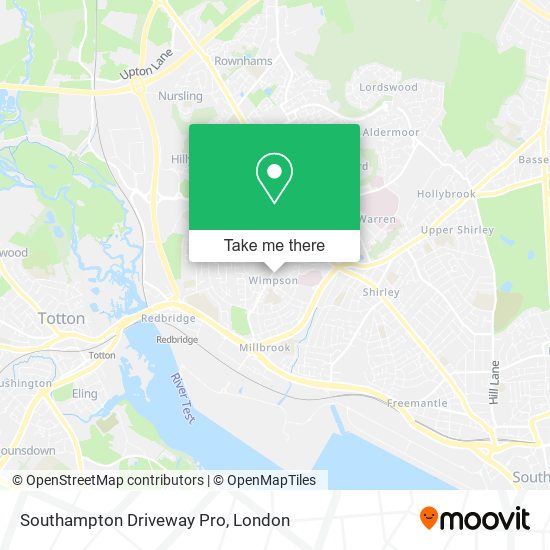 Southampton Driveway Pro map