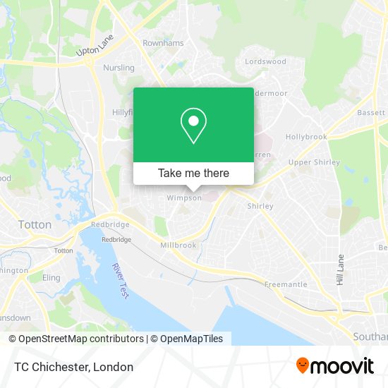 TC Chichester map