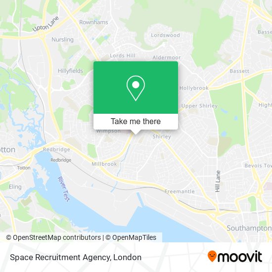 Space Recruitment Agency map